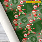 Personalized Christmas Soccer Elf Wrapping Paper, Santa Elf Playing Soccer Wrapping Paper Rolls, Xmas Gift Wrap For Soccer Lover