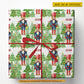 Personalized Christmas Nutcracker Wrapping Paper, Nutcracker With Christmas Tree Wrapping Paper Rolls Xmas Gift