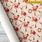 Personalized Christmas Baseball Wrapping Paper, Santa Playing Baseball Wrapping Paper Rolls, Xmas Gift Wrap For Baseball Lover