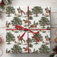 Equestrian Horse Riding Wrapping Paper, Ride Through The Countryside Wrapping Paper Rolls, Gift Wrap For Dressage Rider Lover