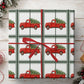 Vintage Christmas Farming Truck Wrapping Paper, Driving Home For Christmas Wrapping Paper Rolls, Xmas Gift Wrap For Truck Driver