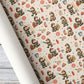 Cute Firefighter Teddy Bear Wrapping Paper, Fireman Bears And Fire Rescue Pattern Wrapping Paper Rolls, Gift Wrap For Firefighter Lover