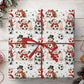 Christmas Soccer Wrapping Paper, Snowman Soccer Players Wrapping Paper Rolls, Xmas Gift Wrap For Soccer Lover
