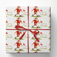 Christmas Soccer Wrapping Paper, Santa Claus Playing Soccer Wrapping Paper Rolls, Xmas Gift Wrap For Soccer Lover