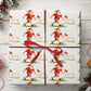 Christmas Soccer Wrapping Paper, Santa Claus Playing Soccer Wrapping Paper Rolls, Xmas Gift Wrap For Soccer Lover