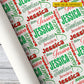 Personalized Name Wrapping Paper, Custom Name Typography Wrapping Paper Rolls, Gift Wrap