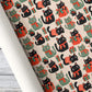 Cute Christmas Cat Wrapping Paper, Black And Gray Kitty With Presents Wrapping Paper Rolls, Xmas Gift Wrap For Cat Lover