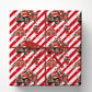 Christmas Firefighter Wrapping Paper, Santa Claus Driving Vintage Fire Truck Wrapping Paper Rolls, Xmas Gift Wrap For Firefighter Lover