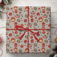 Cute Firefighter Cat Wrapping Paper, Fire Truck And Fire Rescue Pattern Wrapping Paper Rolls, Gift Wrap For Firefighter Lover