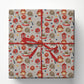 Cute Firefighter Cat Wrapping Paper, Fire Truck And Fire Rescue Pattern Wrapping Paper Rolls, Gift Wrap For Firefighter Lover