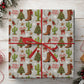Western Christmas Cowboy Wrapping Paper, Have A Yeehaw Christmas Wrapping Paper Rolls, Xmas Gift Wrap For Cowboys