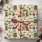 Vintage Fishing Wrapping Paper, A Little Fishman Is On The Way Wrapping Paper Rolls, Gift Wrap For Fishing Lover