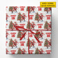Personalized Christmas Lacrosse Wrapping Paper, Laxmas Is Coming Wrapping Paper Rolls, Xmas Gift Wrap For Lacrosse Lover