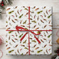 Vintage Fishing Lures Wrapping Paper, Trout Fishing Flies Wrapping Paper Rolls, Gift Wrap For Fly Fishing Lover