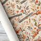 Hunting Wrapping Paper, Double Barrel Shotgun And Wildflower Pattern Wrapping Paper Rolls, Gift Wrap For Hunting Lover