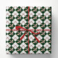Christmas Duck Hunting Wrapping Paper, Mallard Ducks Wearing Santa Hats Wrapping Paper Rolls, Xmas Gift Wrap For Hunting Lover