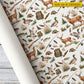 Personalized Hunting And Fishing Wrapping Paper, Deer Duck And Bass Pattern Wrapping Paper Rolls, Gift Wrap For Deer Hunting Lover