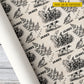 Personalized Christmas Hunting Wrapping Paper, Vintage Wildlife Hunting Wrapping Paper Rolls, Xmas Gift For Hunters