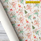 Personalized Christmas Ballerina Elephant Wrapping Paper, Watercolor Dancing Elephants Wrapping Paper Rolls, Xmas Gift Wrap For Ballet Lover