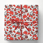 Boxing Wrapping Paper, Red Boxing Gloves And Punching Bag Pattern Wrapping Paper Rolls, Gift Wrap For Boxers