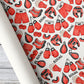 Boxing Wrapping Paper, Red Boxing Gloves And Punching Bag Pattern Wrapping Paper Rolls, Gift Wrap For Boxers