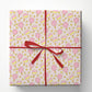 Pink Pickleball Wrapping Paper, Floral Paddles And Daisies Sport Wrapping Paper Rolls, Gift Wrap For Pickleball Lover