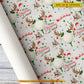 Personalized Christmas Golf Wrapping Paper, Custom Golf In White Background Wrapping Paper Rolls, Xmas Gift Wrap For Golf Lover