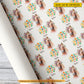 Cute Personalized Birthday Horse Wrapping Paper, Happy Birthday Wrapping Paper Rolls, Birthday Gift Wrap For Horse Lover