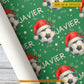 Personalized Christmas Soccer Wrapping Paper, Custom Sports Wrapping Paper Rolls, Xmas Gift Wrap For Soccer Lover