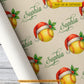 Personalized Christmas Softball Wrapping Paper, Custom Sports Wrapping Paper Rolls, Xmas Gift Wrap For Softball Lover