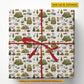Personalized Camping Wrapping Paper, Wander The Wild Wrapping Paper Rolls, Gift Wrap For Camping Lover
