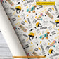 Personalized Skateboarding Wrapping Paper, Urban Skateboard Wrapping Paper Rolls, Gift Wrap For Skateboarding Lover