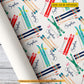 Personalized Skiing Wrapping Paper, Winter Ski Wrapping Paper Rolls, Gift Wrap For Skiing Lover