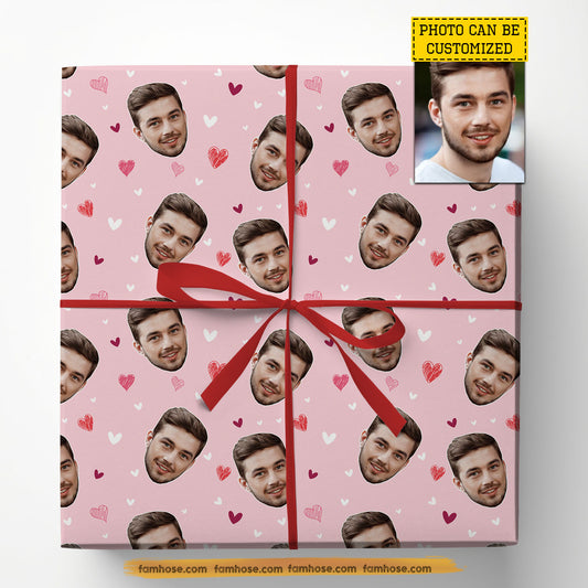 Personalized Wrapping Paper, To Your Lover Wrapping Paper Rolls Valentine Gift