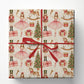 Nutcracker Ballet Christmas Wrapping Paper, Pink Ballerina And Nutcracker Soldier Wrapping Paper Rolls, Xmas Gift Wrap For Ballet Lover