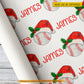 Personalized Baseball Christmas Wrapping Paper,  Custom Sports Wrapping Paper Rolls, Xmas Gift Wrap For Baseball Lover