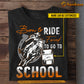 Funny Personalized School Barrel Racing T-shirt, Born To Ride Tees Gift For Barrel Racing Lovers