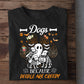 Funny Halloween Dog T-shirt, Dogs Because People Are Creedy, Spooky Season Gift For Dog Lovers