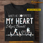 Personalized Baseball Boy T-shirt, When He Competes My Heart Skips Beats Sport Tees Gift For Baseball Lovers