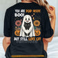 Funny Halloween Cat Backside T-shirt, You Are Dead Inside, Spooky Season Gift For Cat Lovers