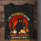 Halloween Cat T-shirt, I Like Murder Shows Tees Spooky Season Gift For Cat Lovers