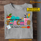 Personalized Teacher T-shirt, Teacher Tees Gift For Teacher Lovers