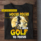 Funny Personalized Halloween Golf T-shirt, Hocus Pocus Tees Spooky Season Gift For Golf Lovers