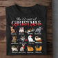Cute Christmas Cat T-shirt, The 12 Cats Of Christmas Tees Xmas Gift For Cat Lovers