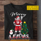 Funny Personalized Christmas Lacrosse T-shirt, Merry Laxmas Tees Xmas Gift For Lacrosse Lovers