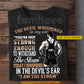Cool Personalized Wrestling Man T-shirt, The Devil Whispered In My Ear Tees Gift For Wrestlers
