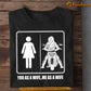 Cool Biker T-shirt, You As A Wife Me As A Wife Valentine's Day Gift For Motorcycle Lovers