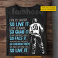 Personalized Hockey Man T-shirt, Life Is Short So Live It Sport Tees Gift For Hockey Lover