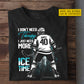 Funny Personalized Hockey T-shirt, I Don't Need Therapy Sport Tees Gift For Hockey Lover