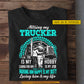 Personalized Trucker's Wife T-shirt, Missing My Trucker Is My Hobby Tees Valentine Gift For Trucker Lover